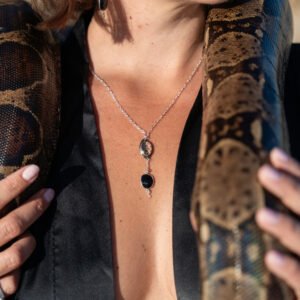 Shapeshifting Temptresses Black Spinel Necklace