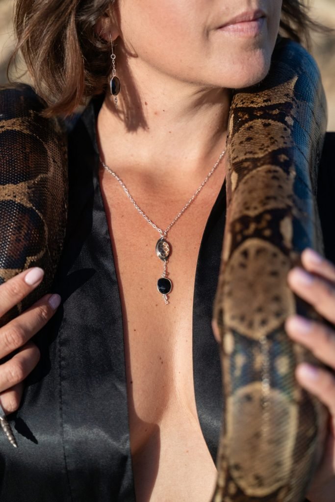 Shapeshifting Temptresses Black Spinel Necklace